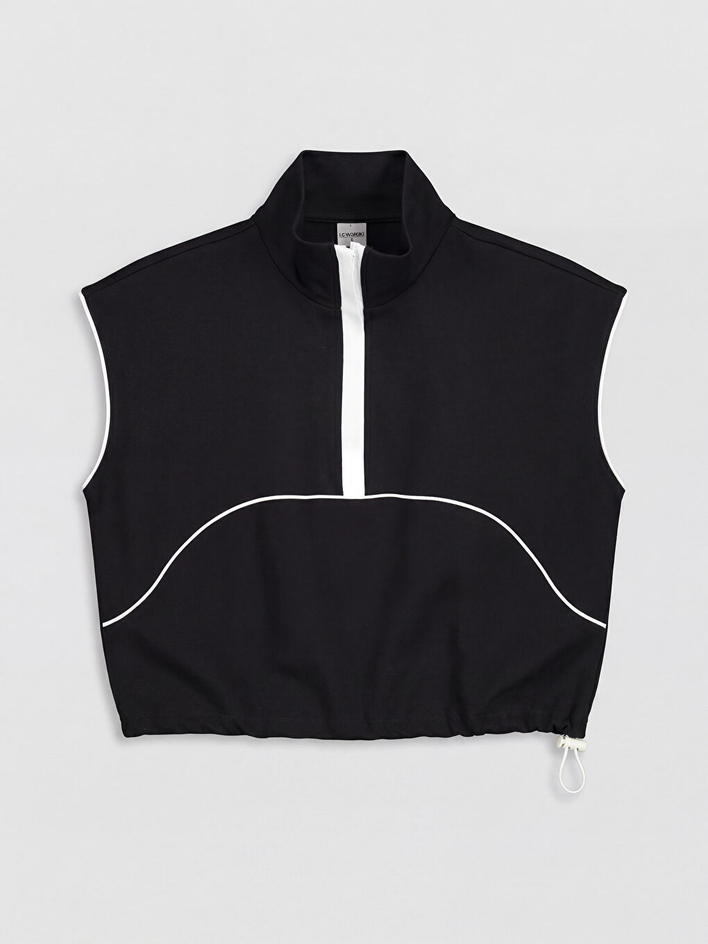 Siyah Dik Yaka Kız Çocuk Soft Touch Atlet-2