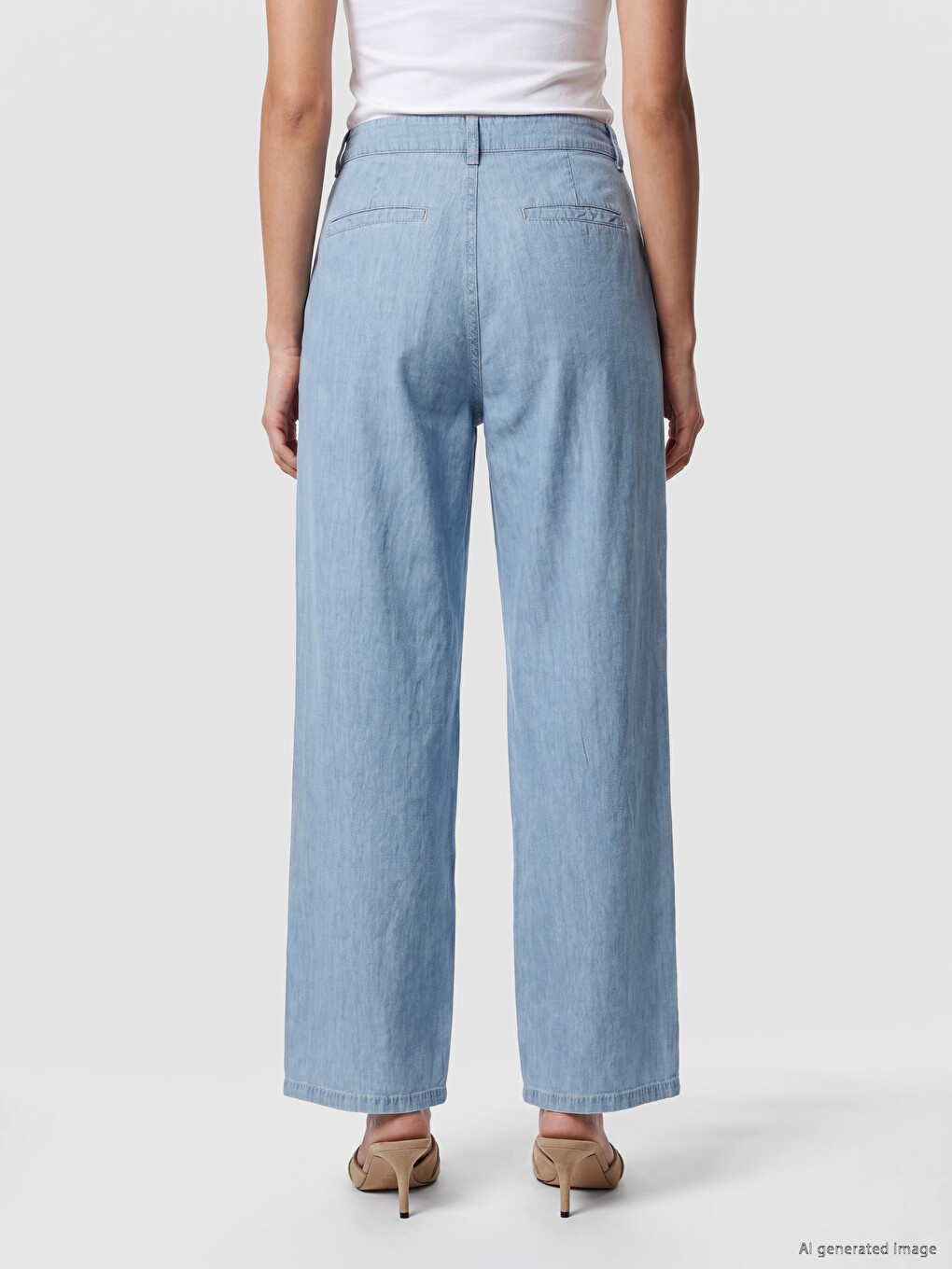Wideleg Women's Jeans-3