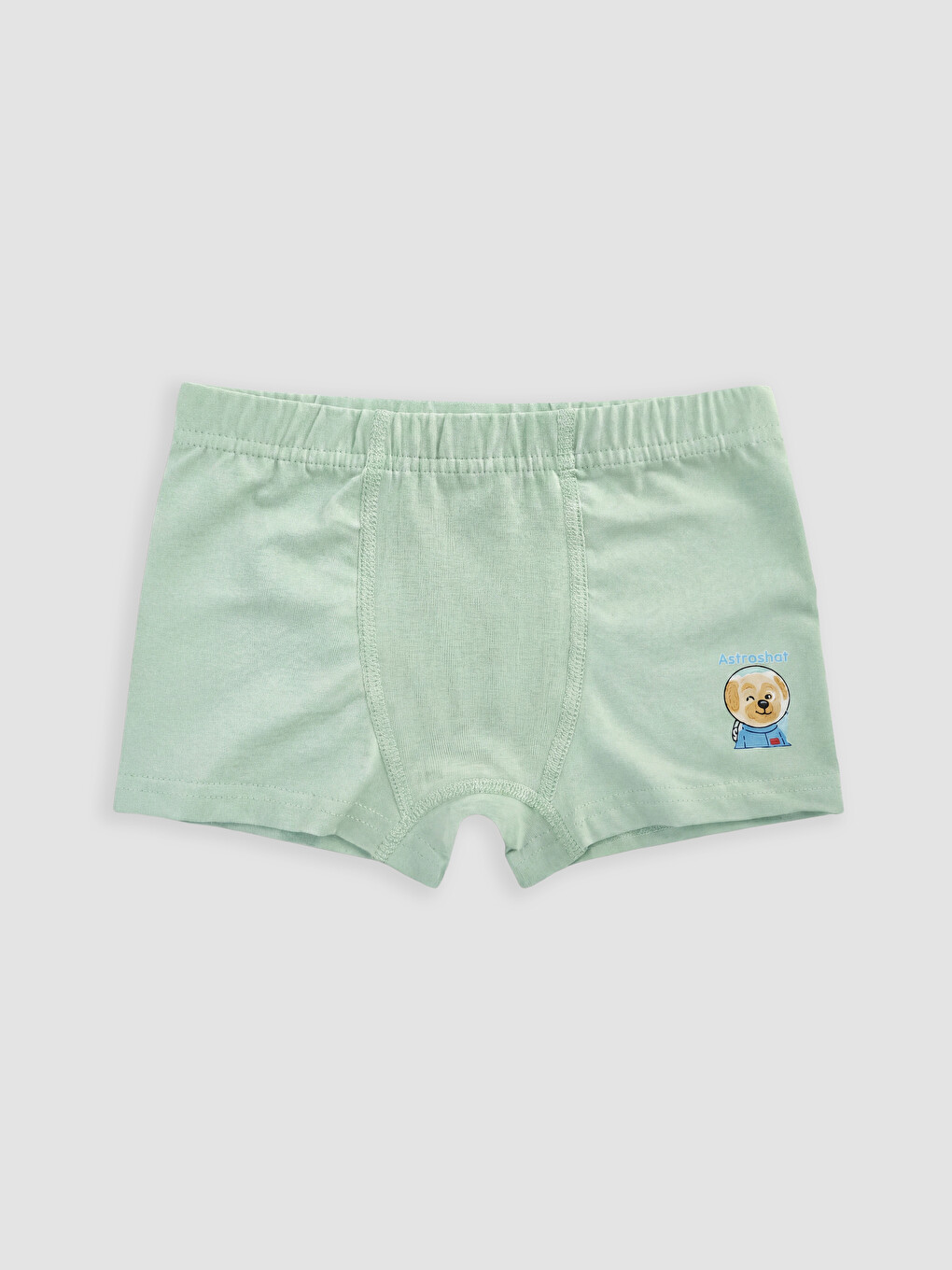 Ekru Regular Fit Erkek Çocuk Boxer 5'li-5