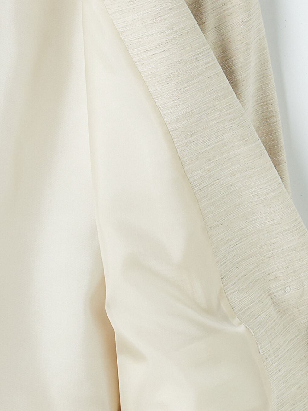 Bej Keten Karışımlı Kadın Blazer Ceket-3