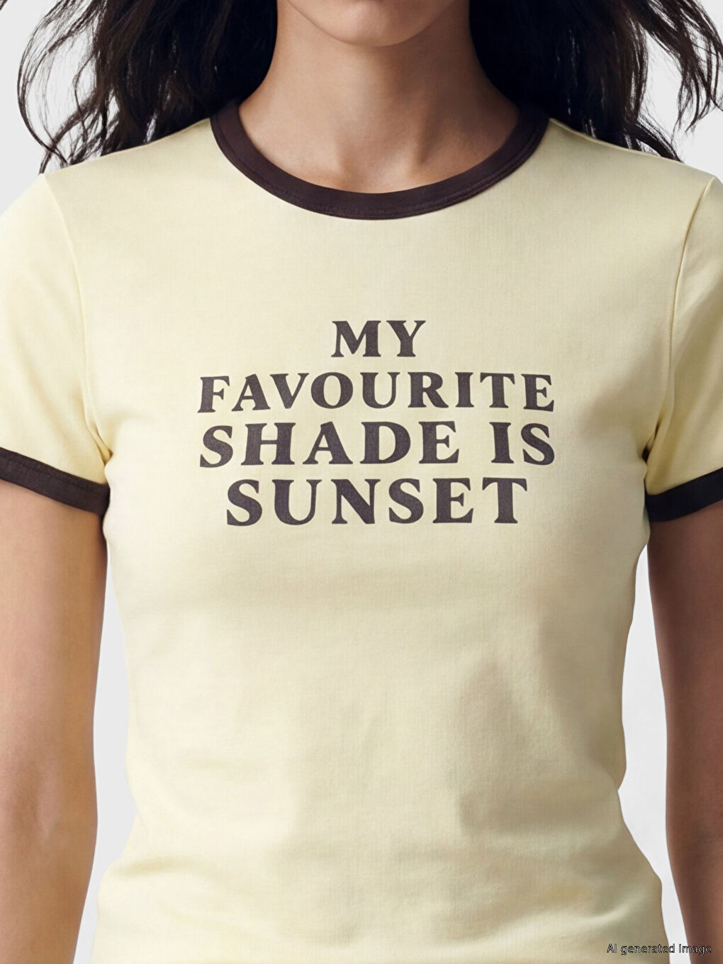 Ženska majica sa okruglim izrezom, štampana-2