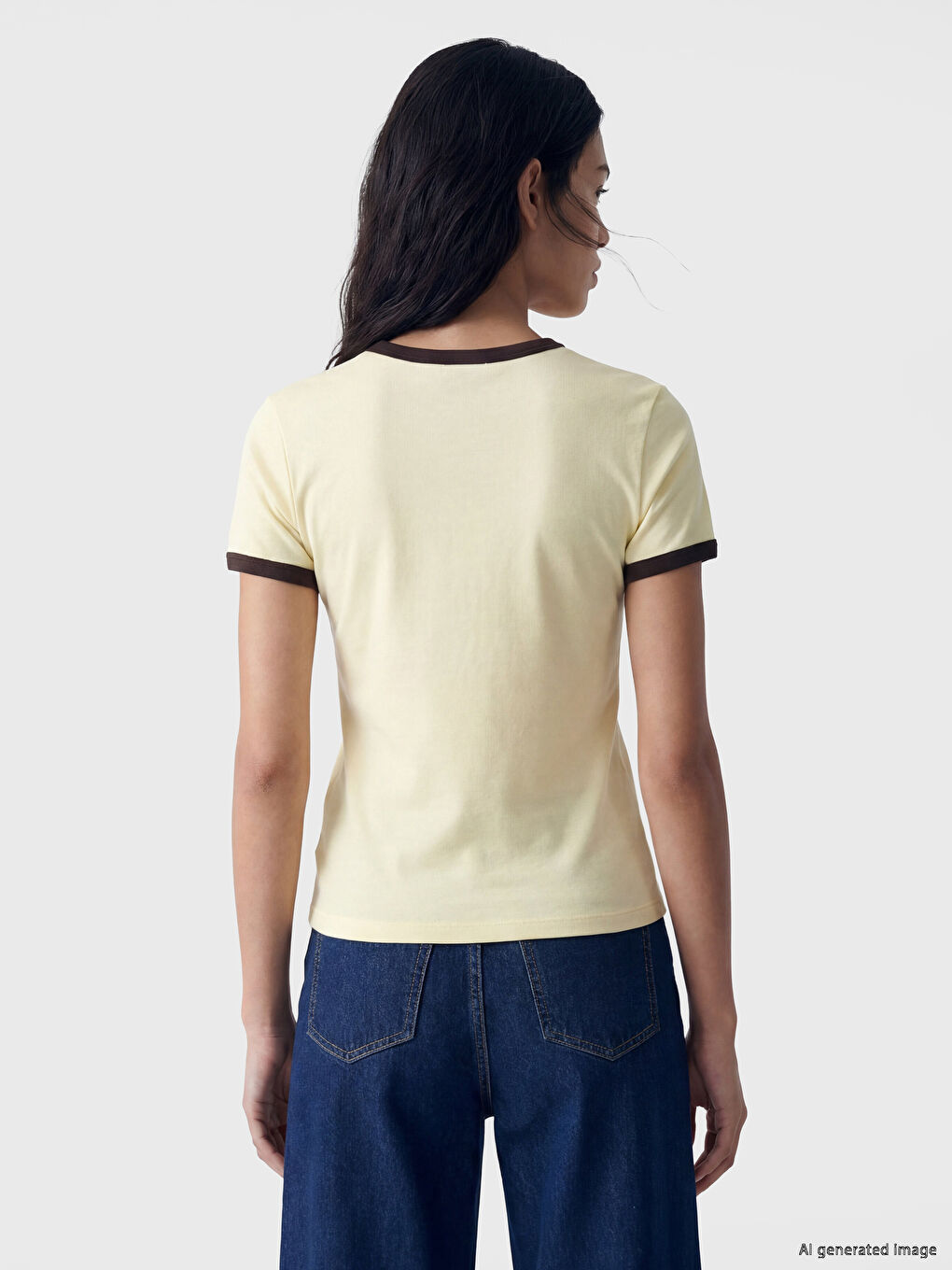 Ženska majica sa okruglim izrezom, štampana-3