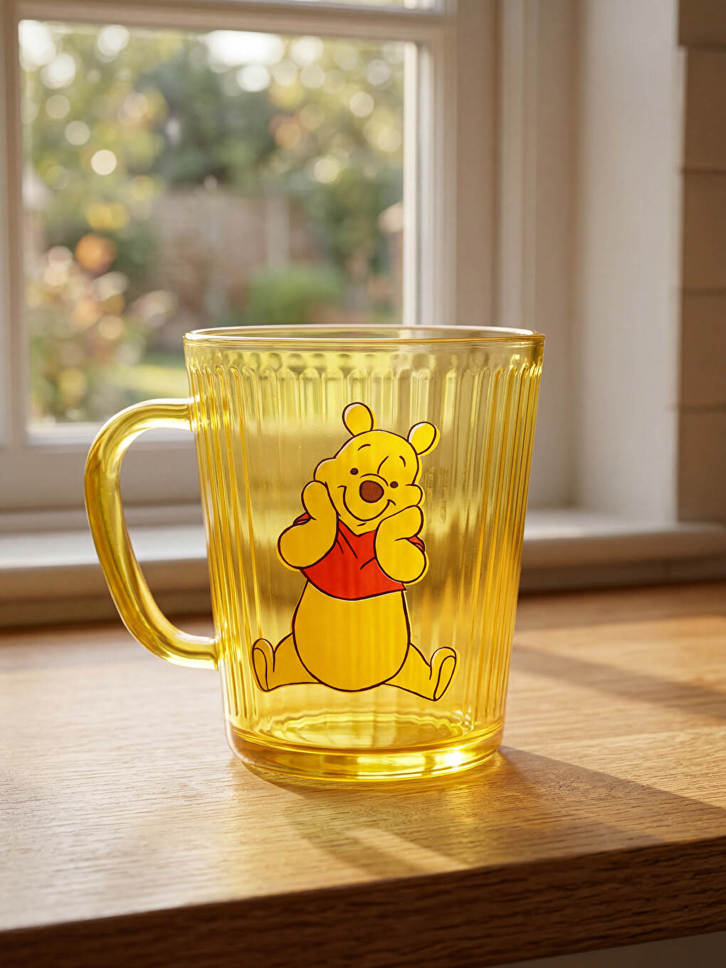 Winnie the Pooh ნაბეჭდი მინის კათხა 380 ml