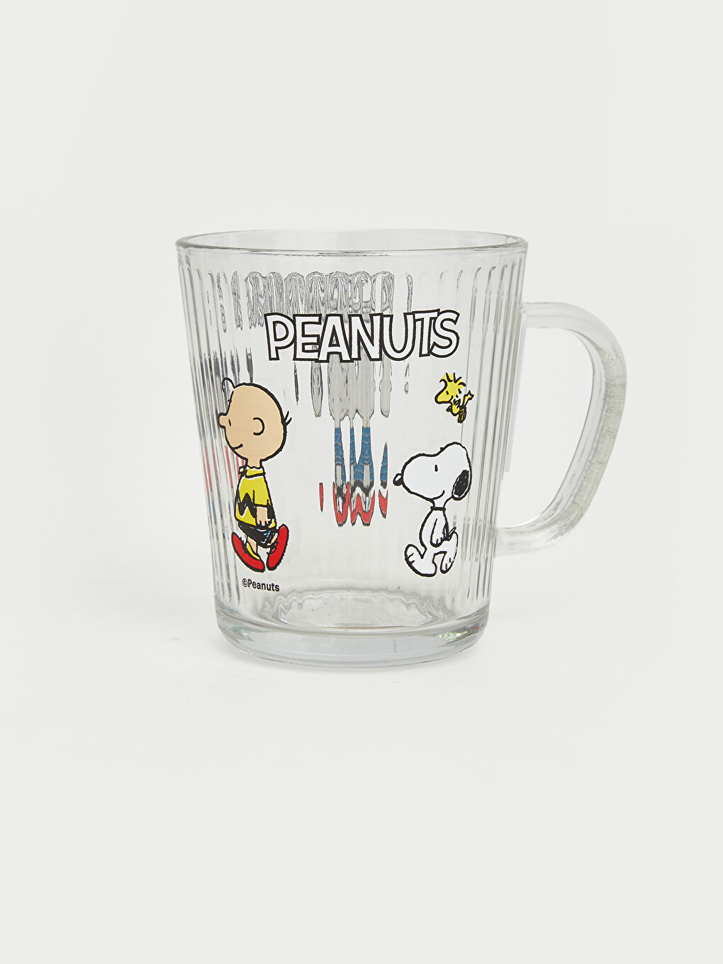 Karışık Peanuts Baskılı Cam Kupa 380 ml-1