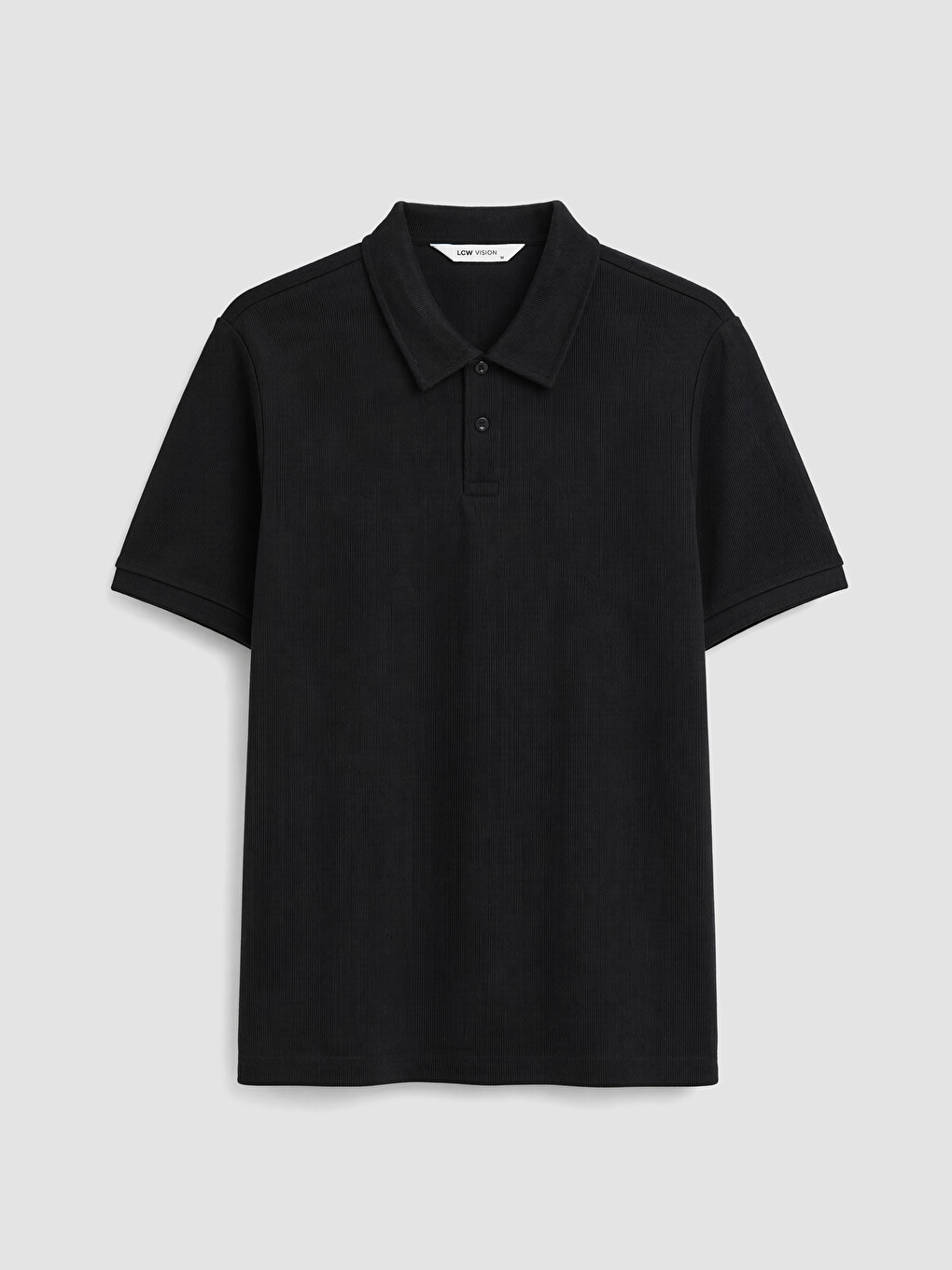 Siyah Polo Yaka Erkek Tişört