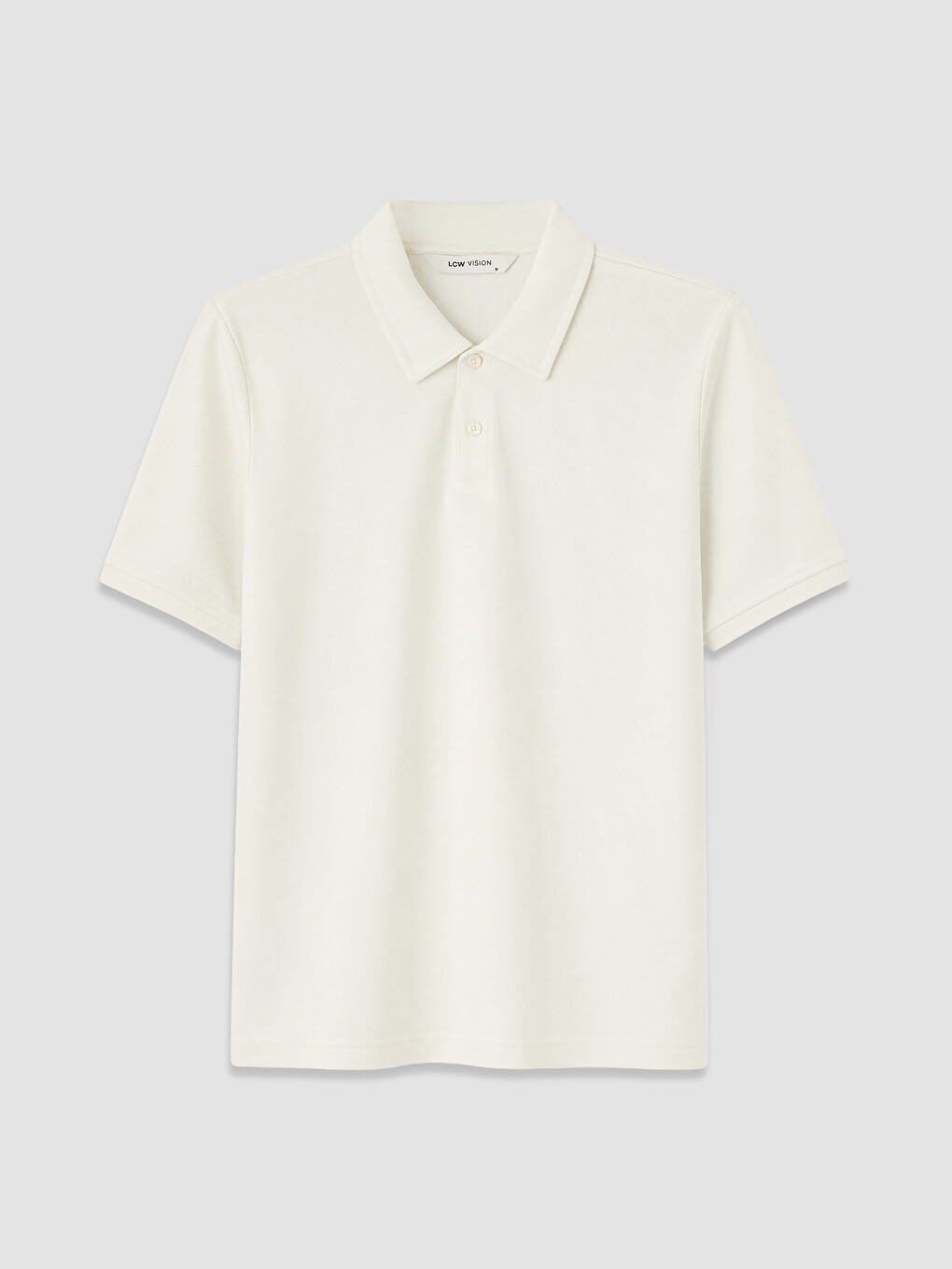 Ekru Polo Yaka Pike Erkek Tişört