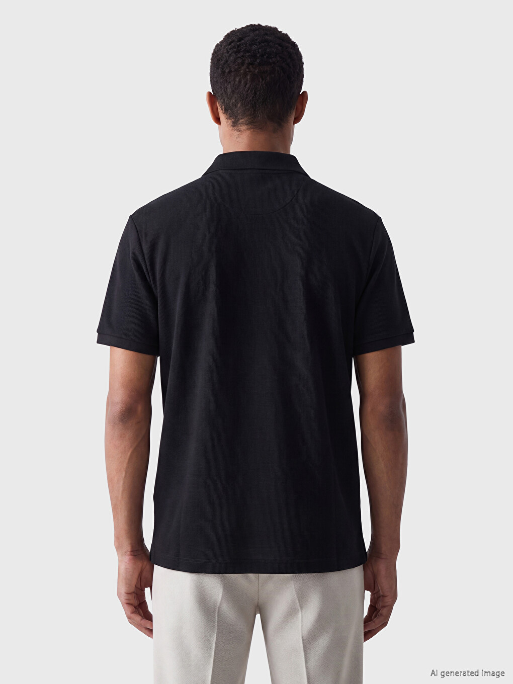 Polo Collar Men's T-shirt-3