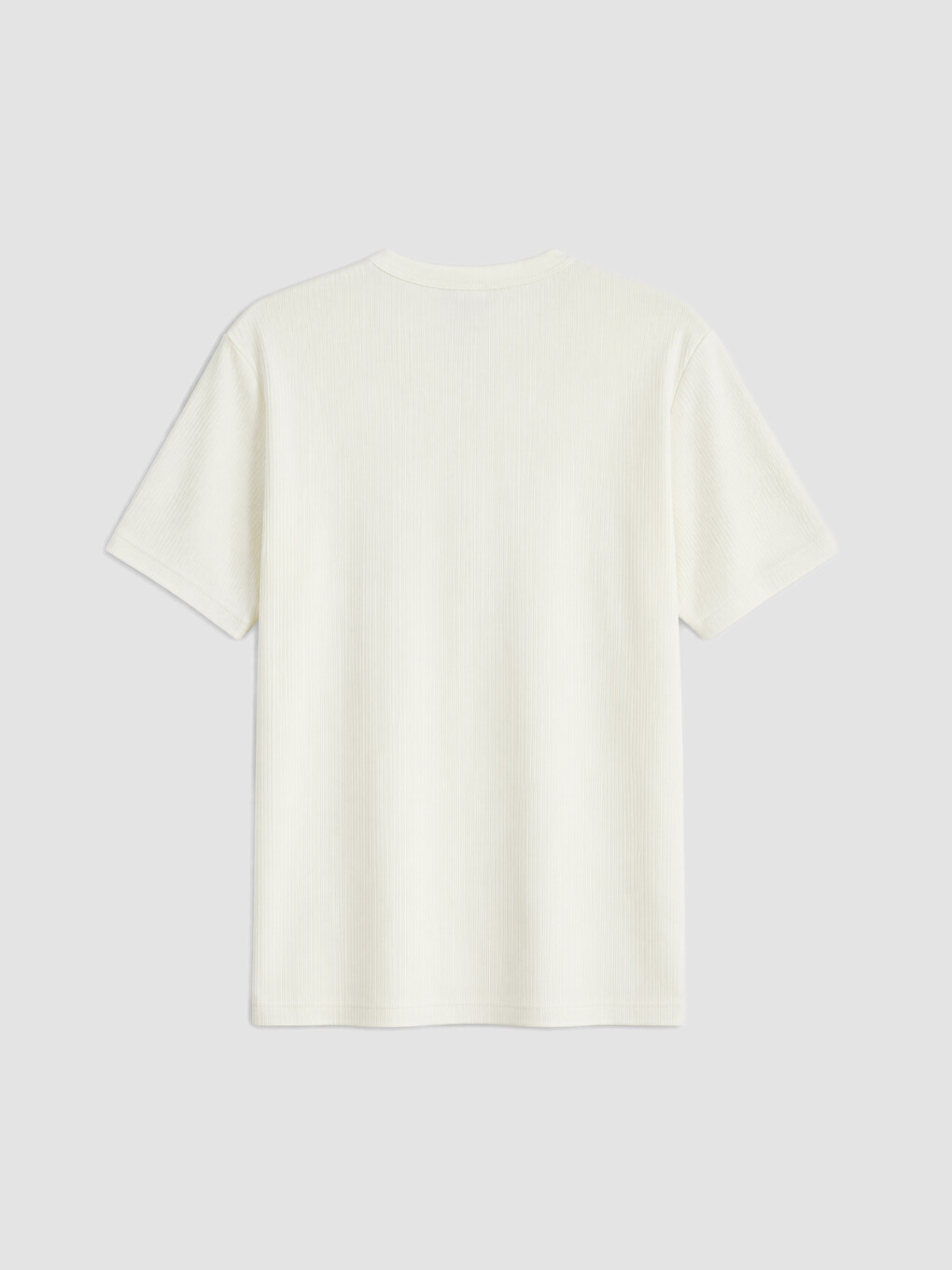 Ekru Henley Yaka Regular Fit Erkek Tişört-2