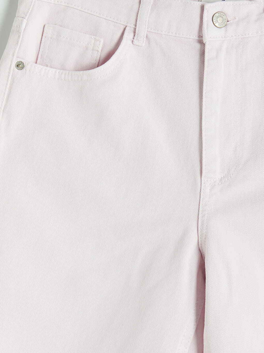 Lila Bermuda Fit Kadın Jean Şortolon-2