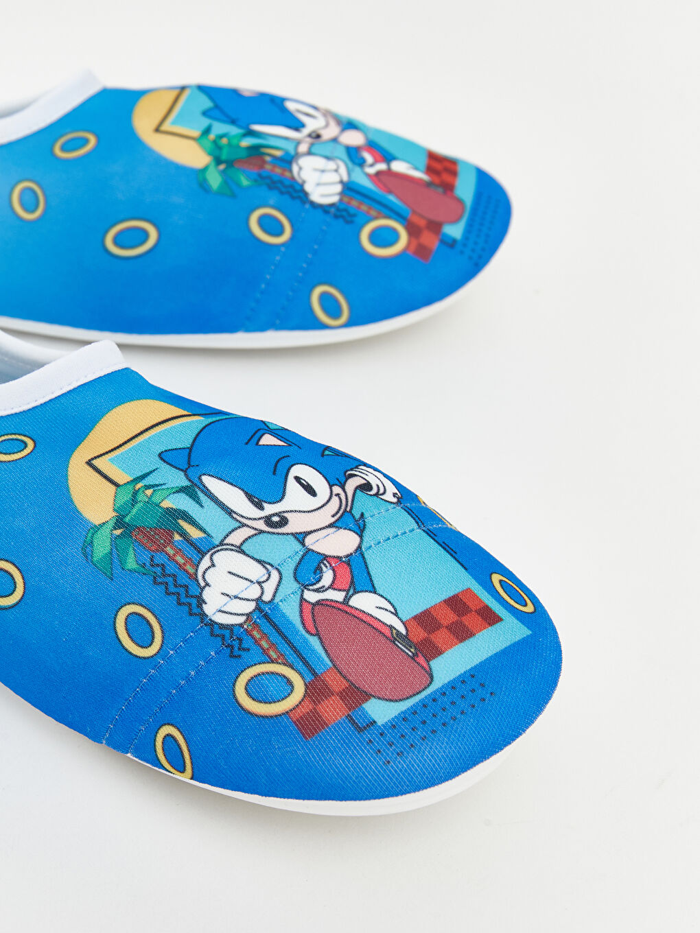 Mavi Sonic Baskılı Erkek Çocuk Deniz Ayakkabısı-2