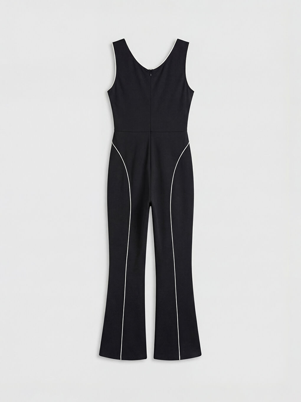 Siyah Şeritli Kız Çocuk Tulum-3