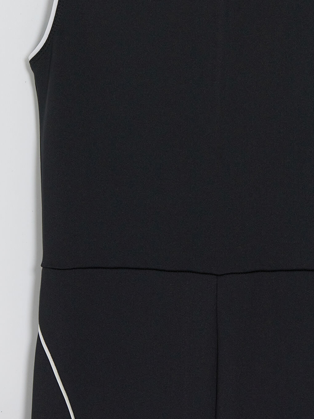 Siyah Şeritli Kız Çocuk Tulum-4