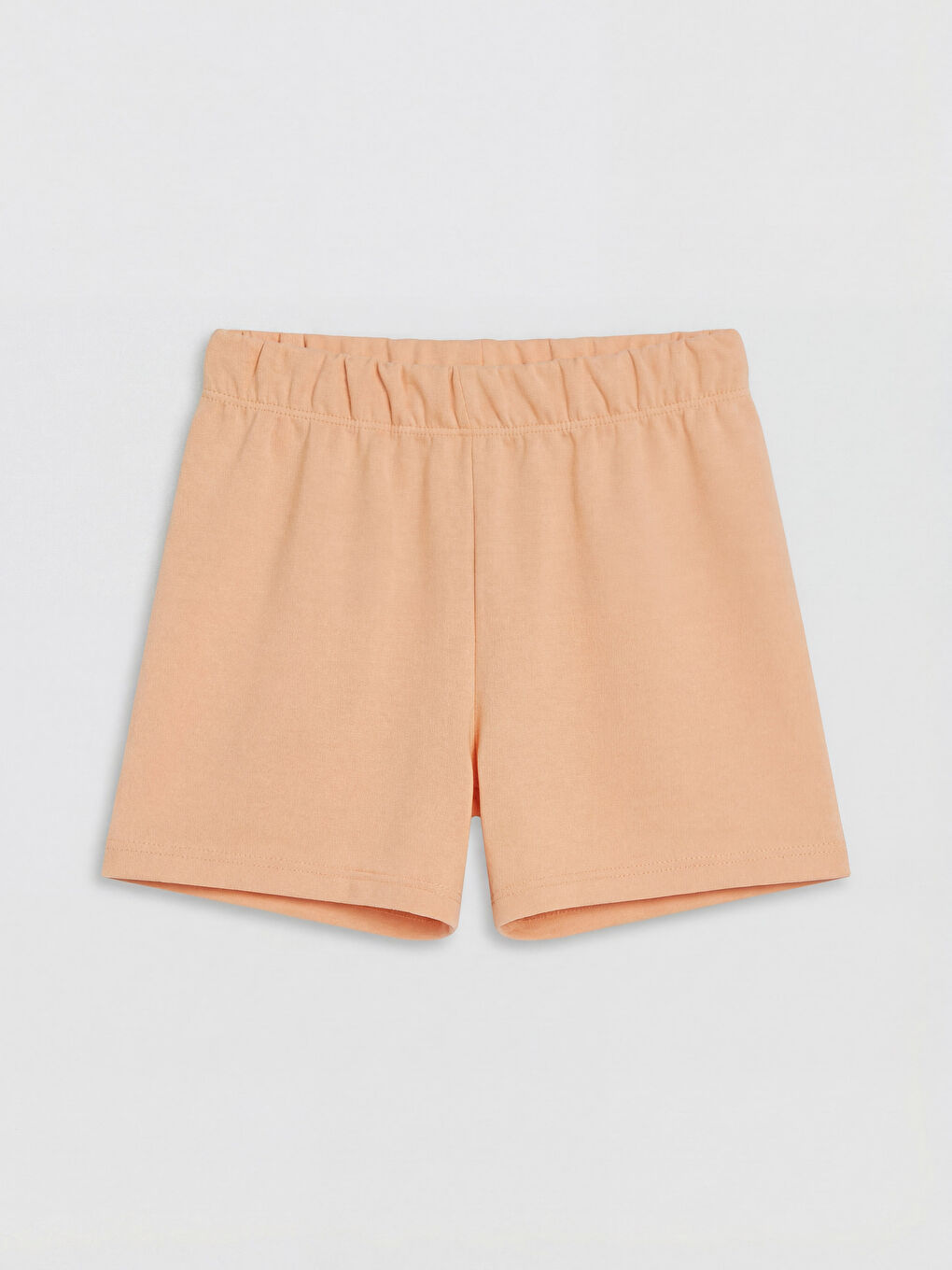 Mercan Beli Lastikli Kız Çocuk Şort