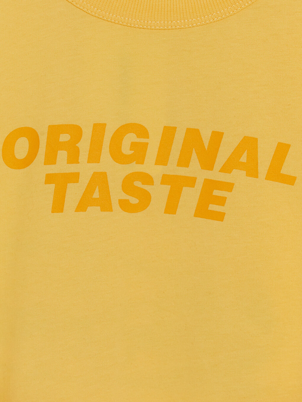 Turuncu Bisiklet Yaka Baskılı Erkek Çocuk Tişört-2