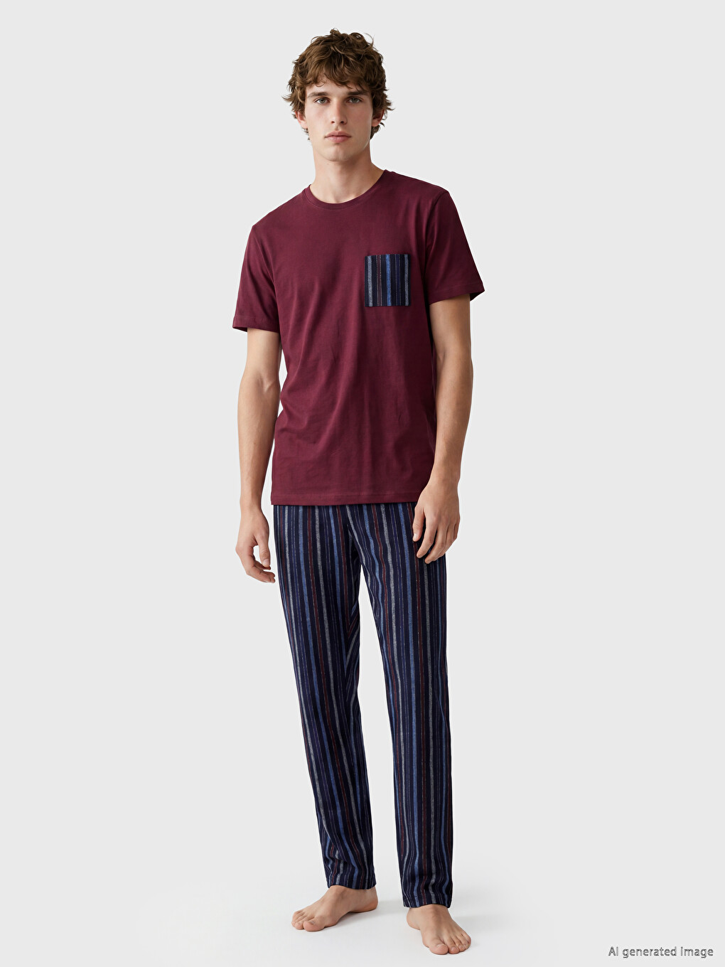 Regular Fit Men's Pyjamas Set
