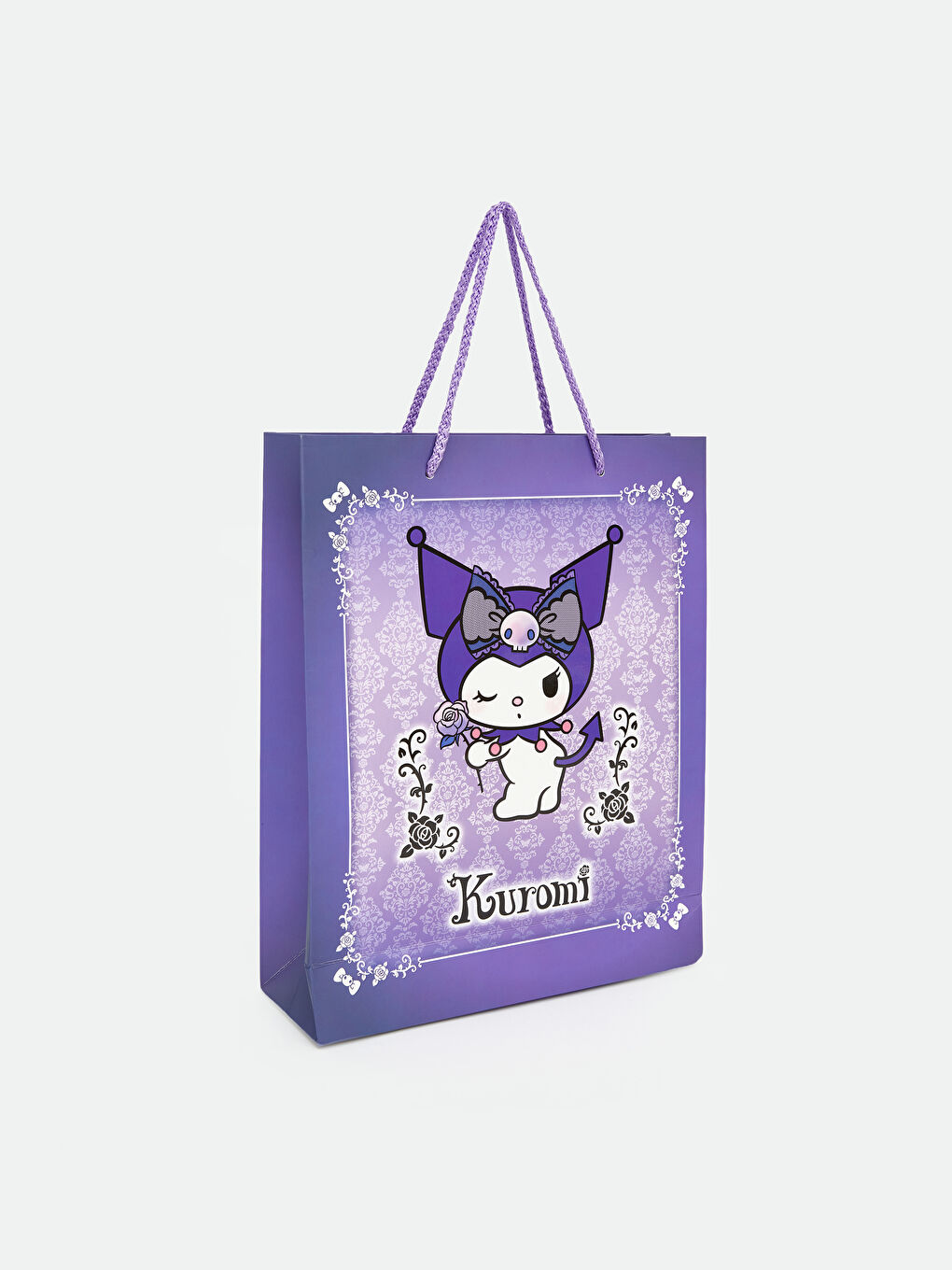 Karışık Kuromi Baskılı Kız Çocuk Karton Poşet-4