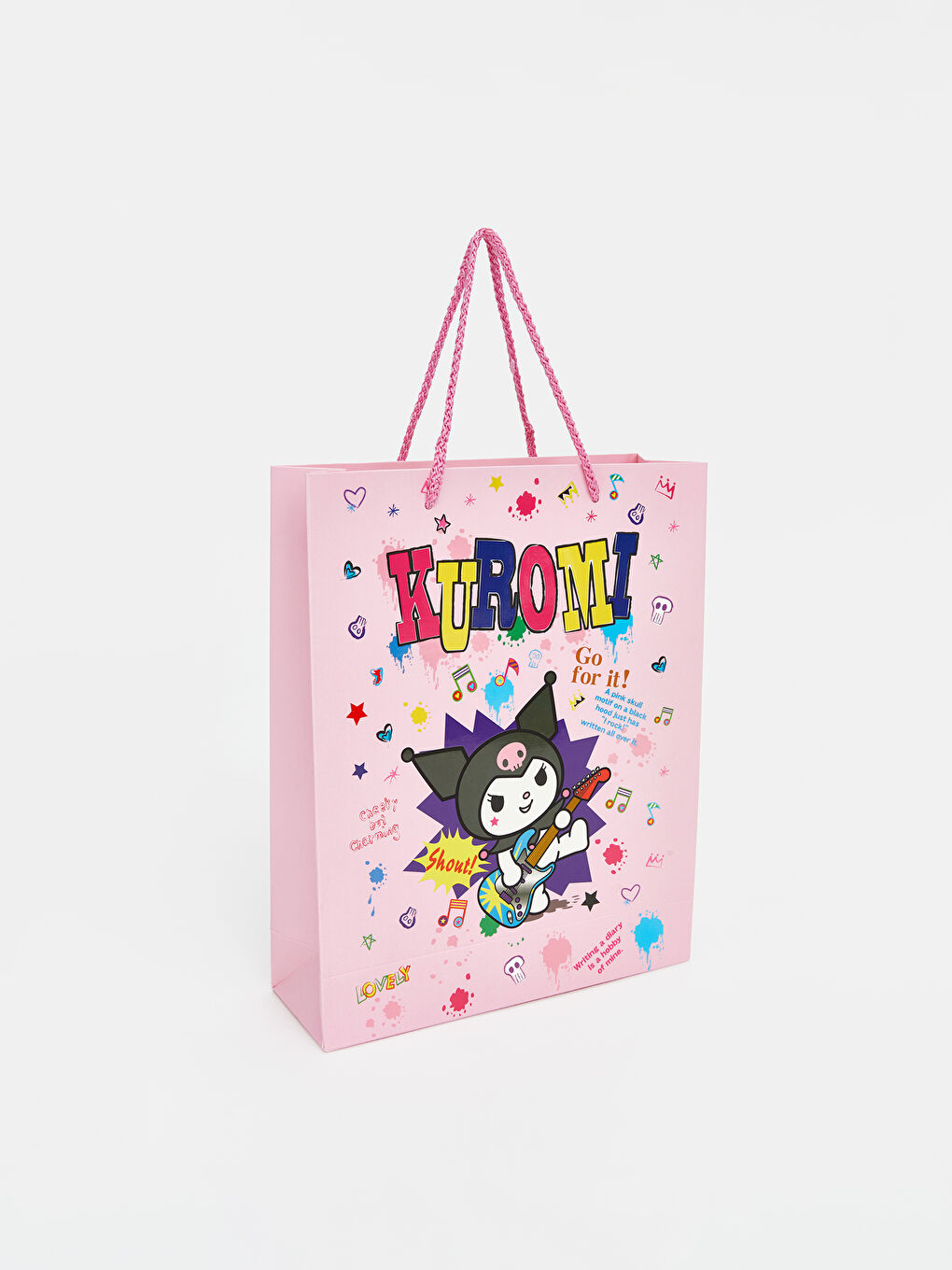 Karışık Kuromi Baskılı Kız Çocuk Karton Poşet-10