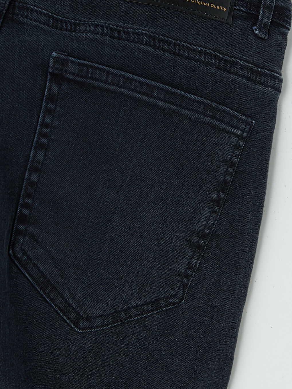 İndigo Regular Fit Erkek Jean Şort-3