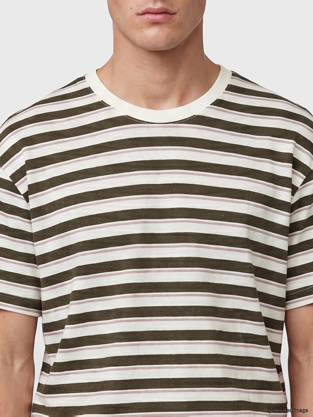 Relax Fit Striped Men's T-Shirt-2