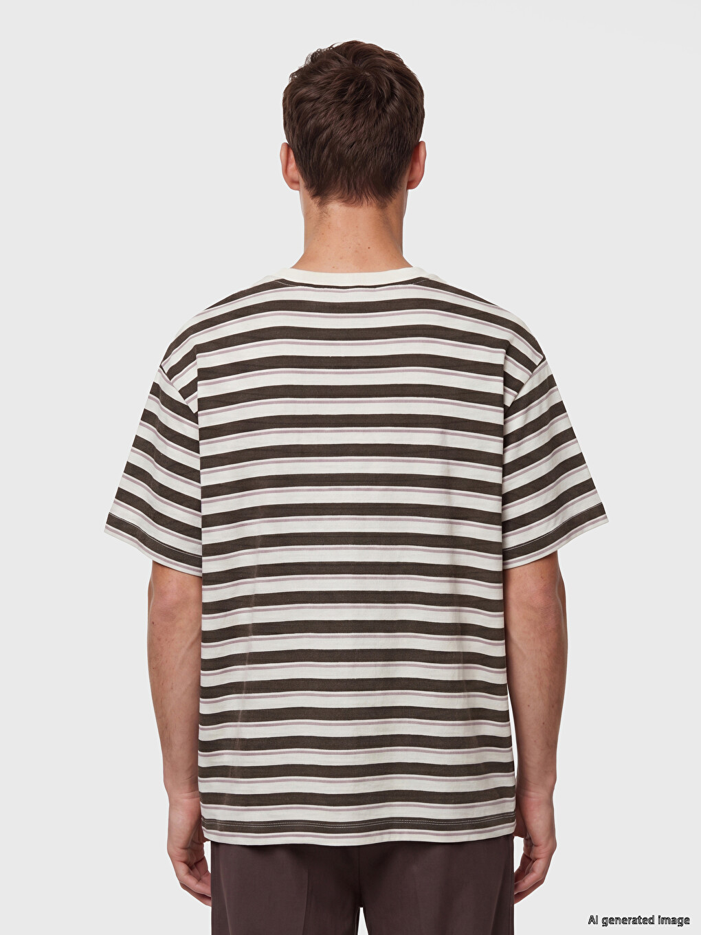 Relax Fit Striped Men's T-Shirt-3