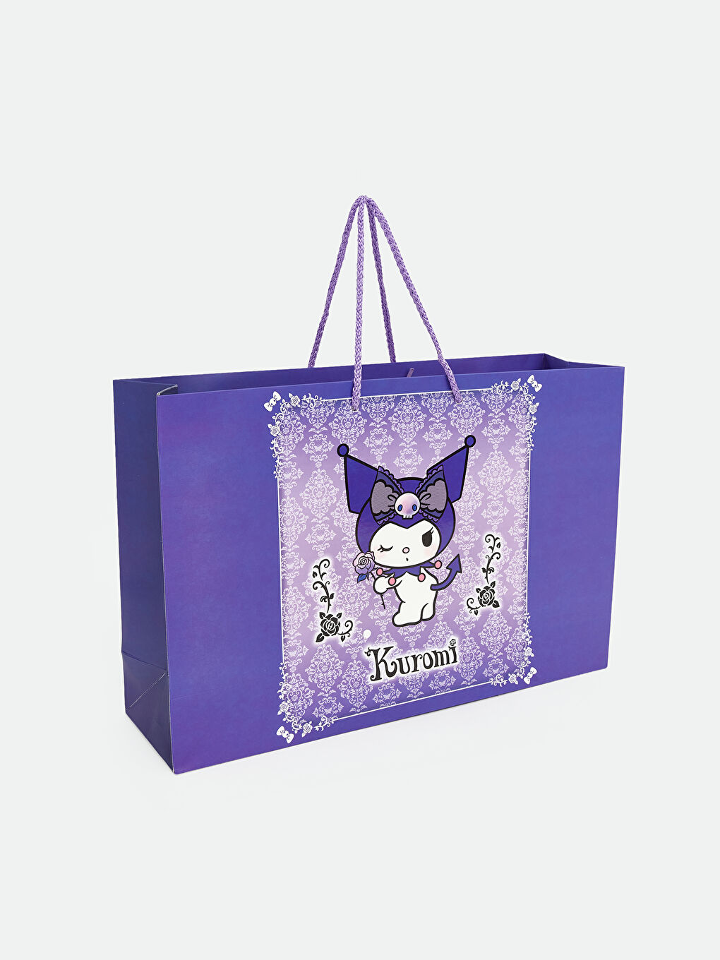 Karışık Kuromi Baskılı Kız Çocuk Karton Poşet-10