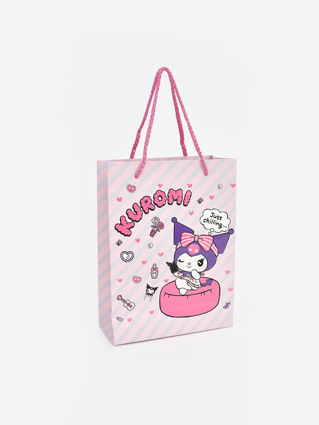 Karışık Kuromi Baskılı Kız Çocuk Karton Poşet-7
