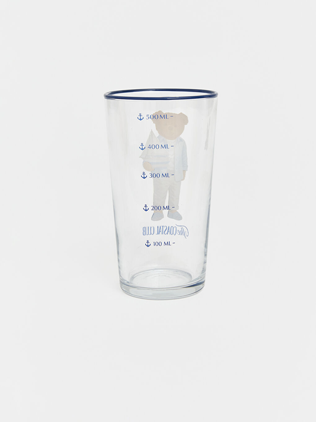 Karışık Ayı Teddy Baskılı Cam Bardak 550 ml-1