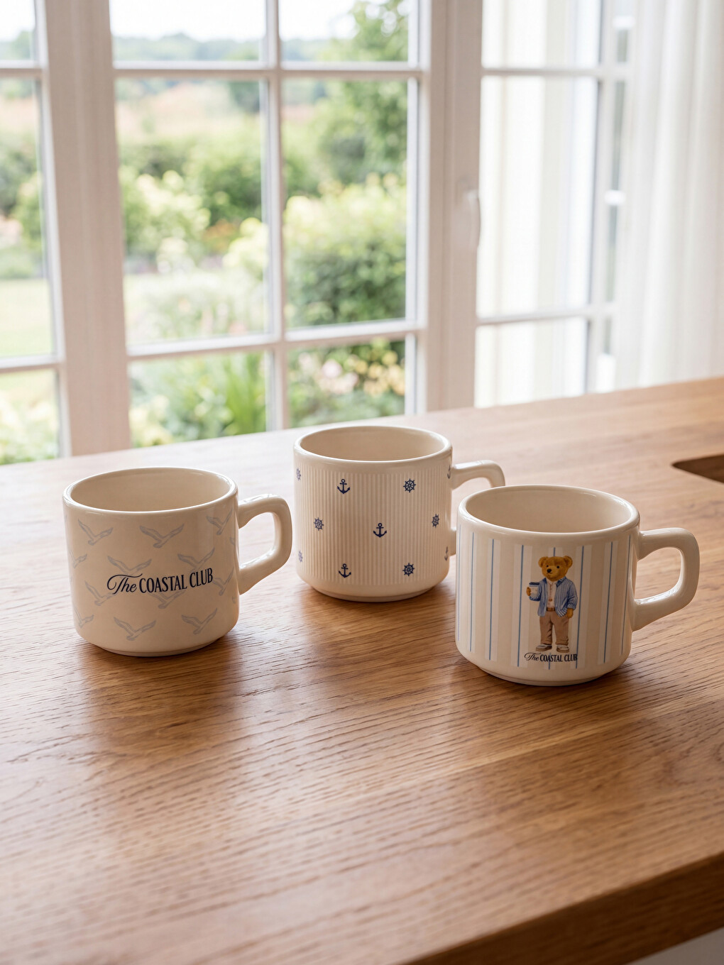 Bear Teddy Printed Mug Set 3-pack 184 Ml-1