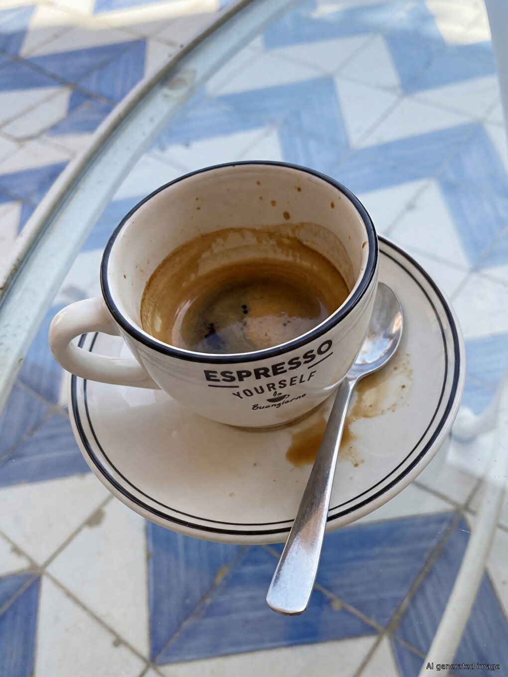 Printed Ceramic Coffee Cup 210 Ml-0