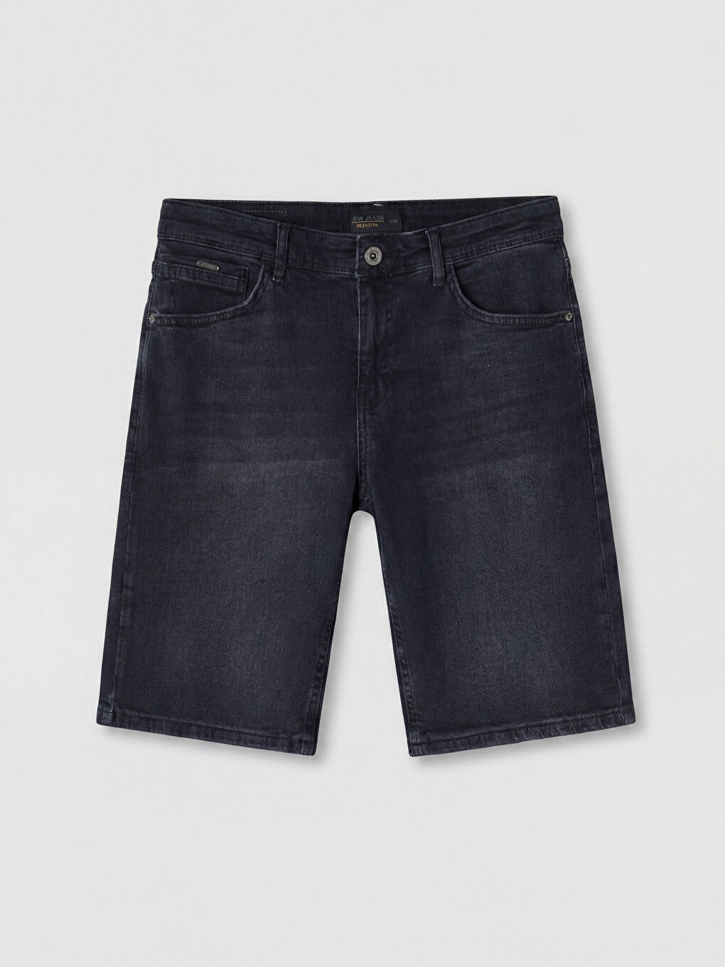 Antrasit Regular Fit Erkek Jean Şort