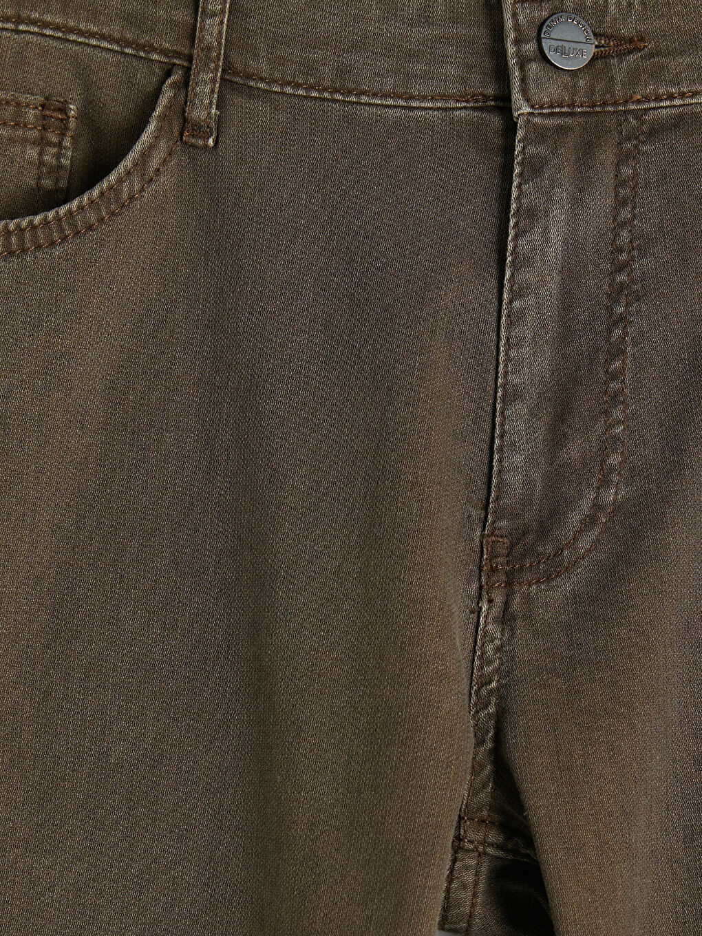 Kahverengi 779 Regular Fit Erkek Jean Pantolon-2