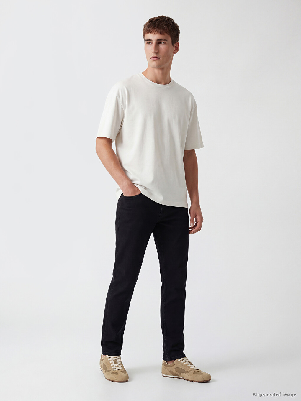 Siyah 779 Regular Fit Erkek Jean Pantolon