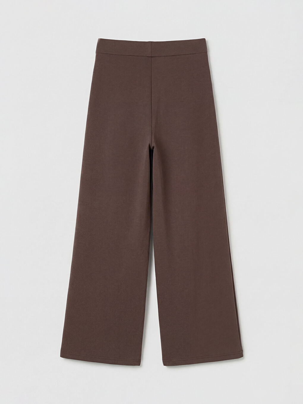 Pantaloni de trening wide leg cu talie elastică pentru femei-1