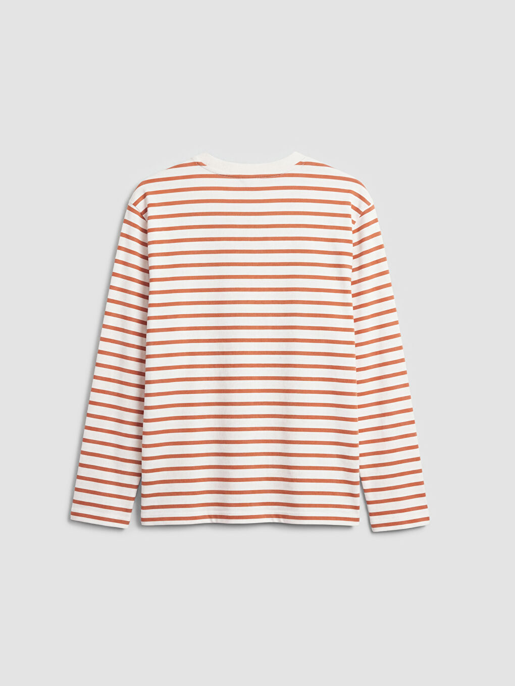 Kahverengi Bisiklet Yaka Çizgili Erkek Çocuk Tişört-1