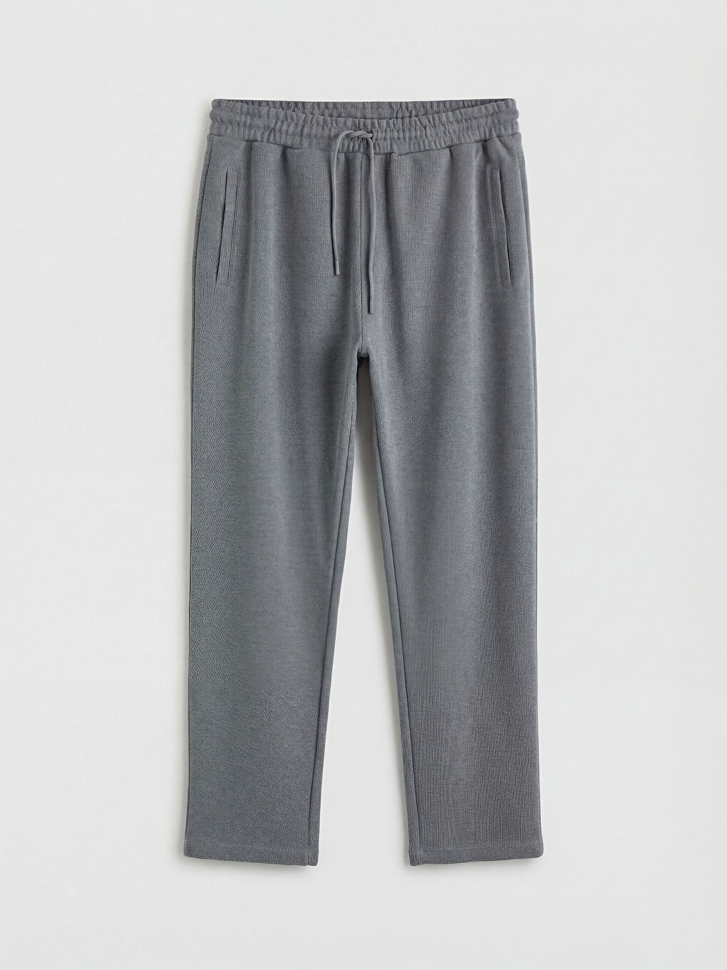 Gri Standart Kalıp Erkek Eşofman Altı