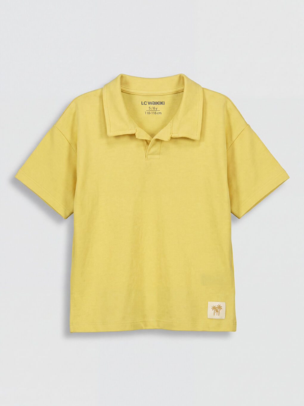 Sarı Polo Yaka Erkek Çocuk Takım-1