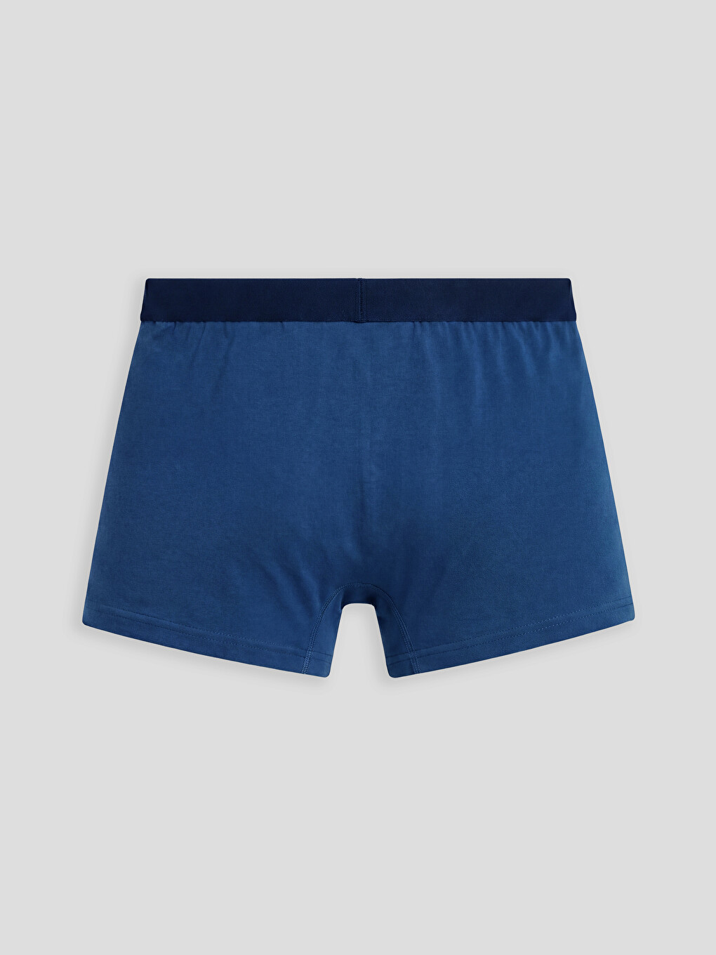 Lacivert Pamuklu Esnek Erkek Boxer 3'lü-6