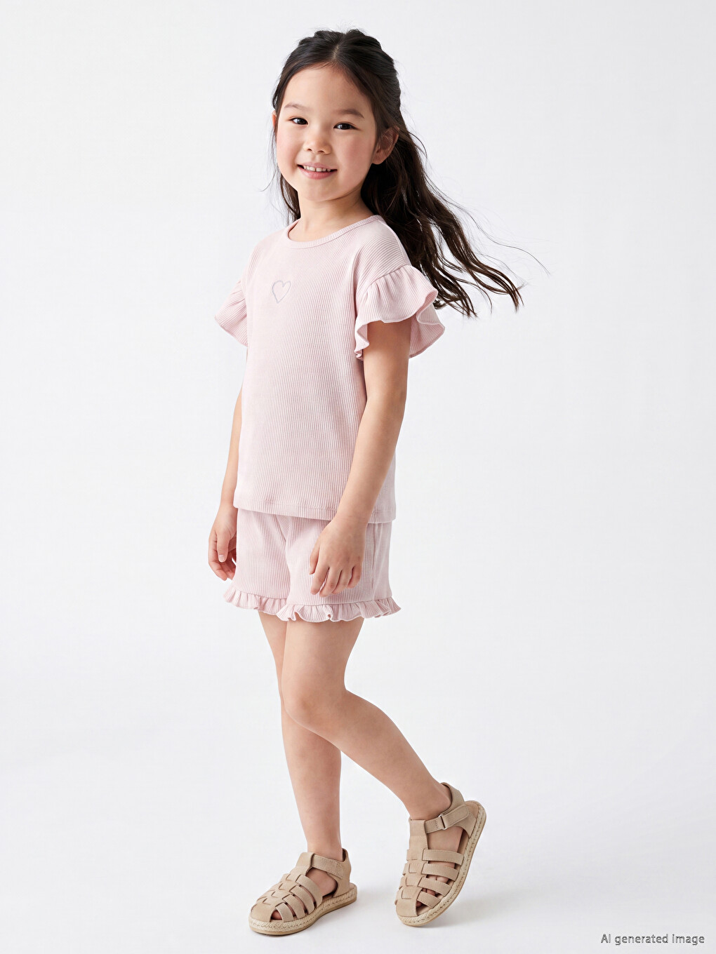 Girls' Ruffled Shorts