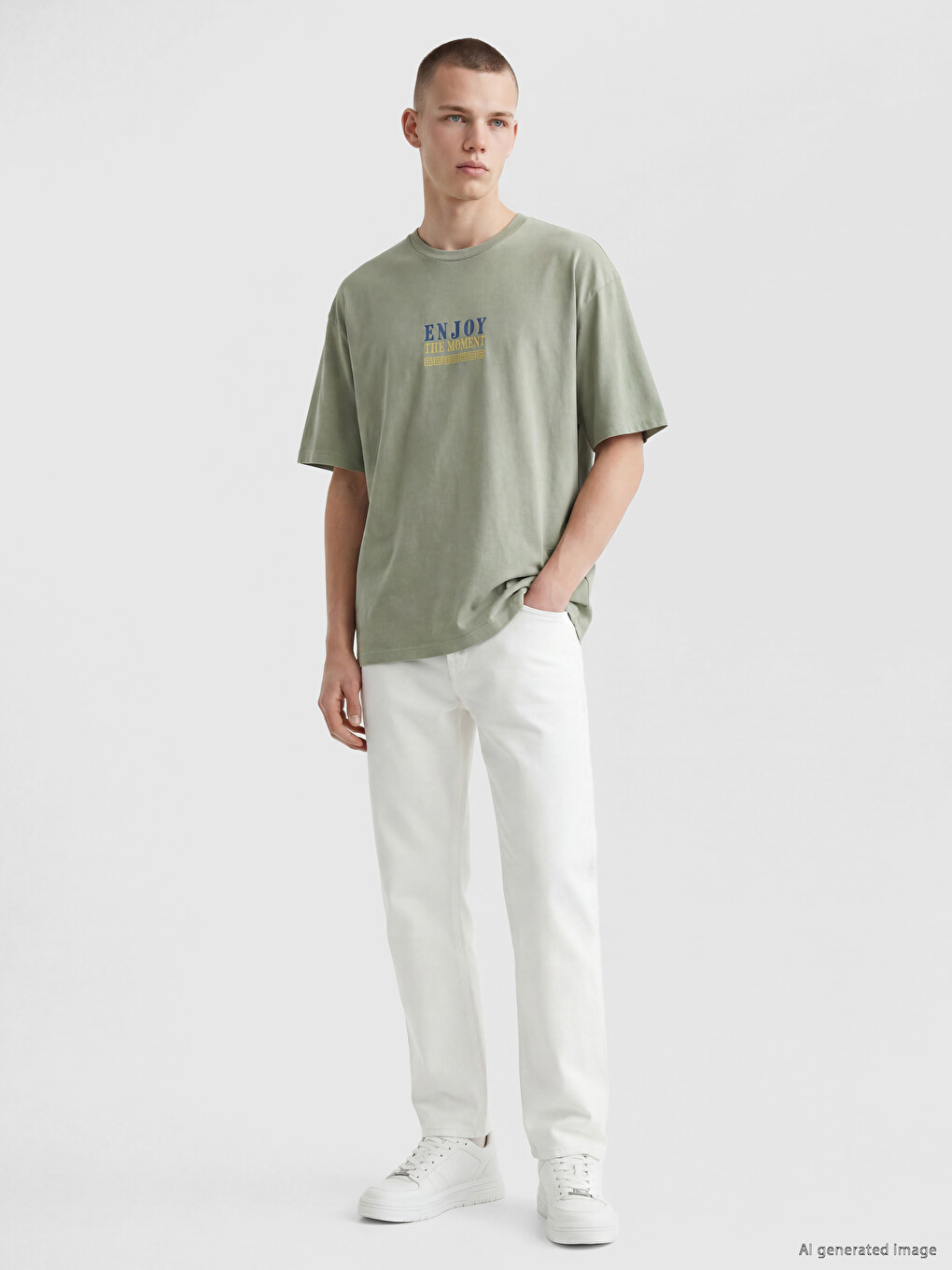 Relaxed Fit Men's T-shirt-1