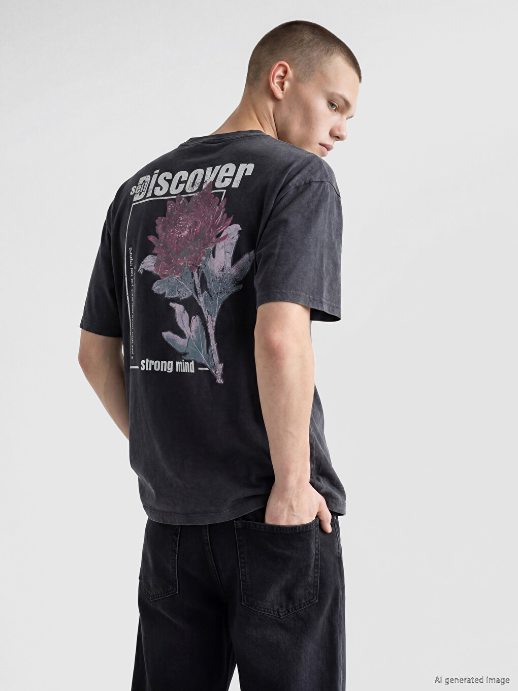 Text Printed Men's T-shirt