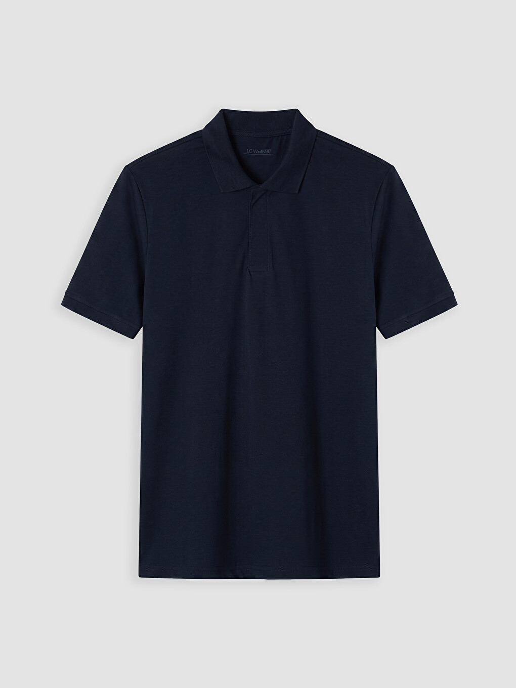 Lacivert Polo Yaka Soft Touch %100 Pamuk Erkek Tişört