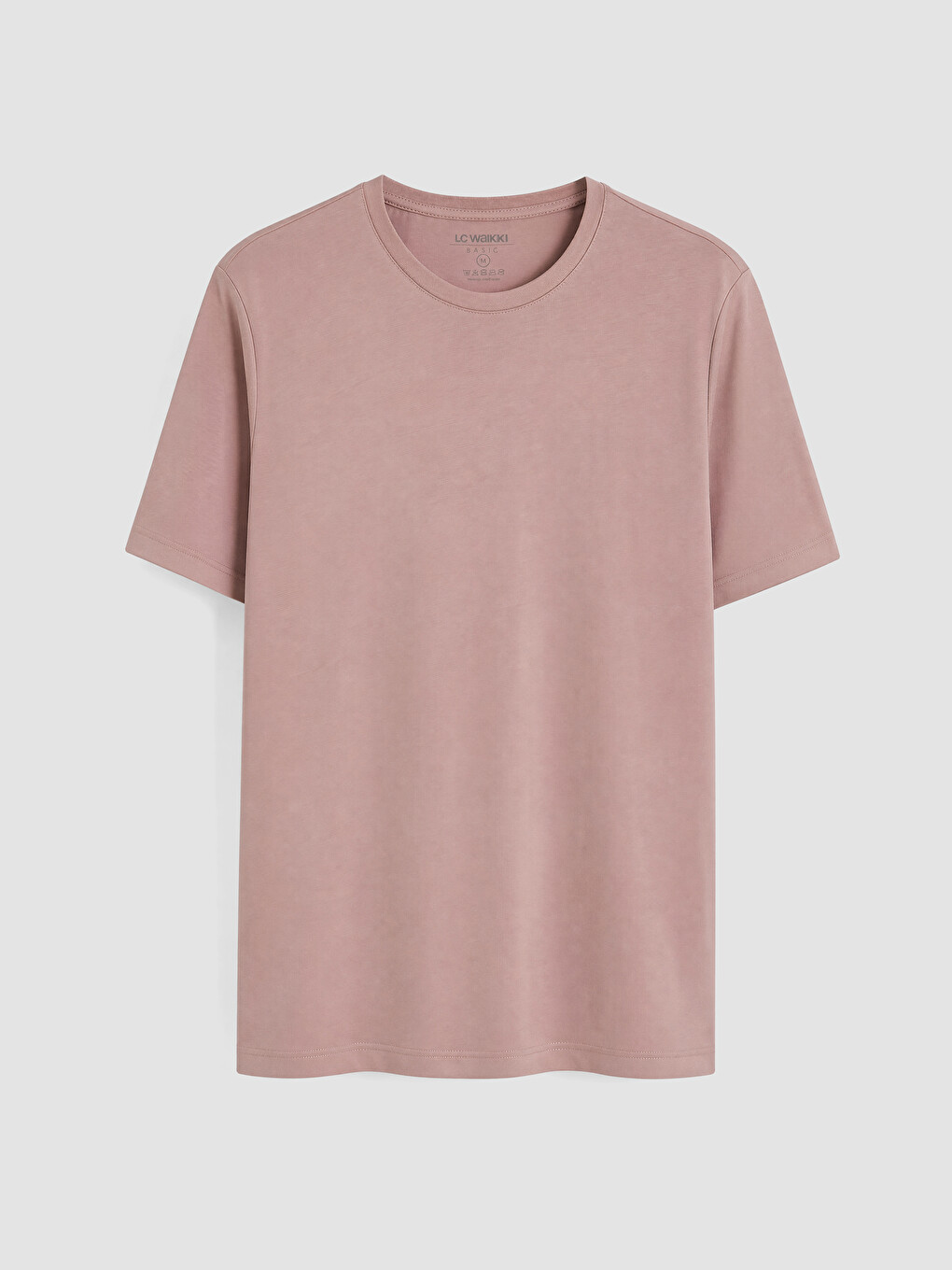 Pembe Soft Touch %100 Pamuk Erkek Tişört