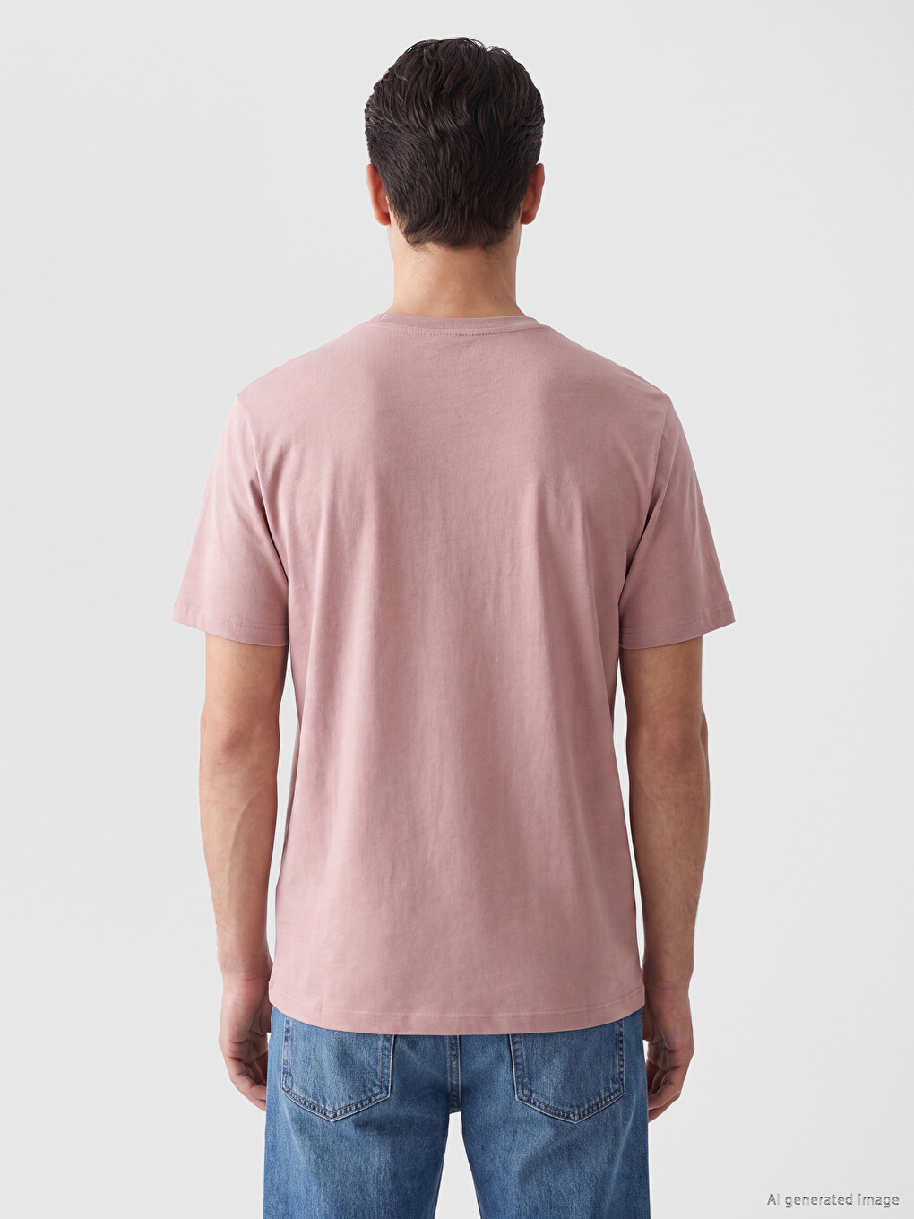 Muškarac Roze Majica-2