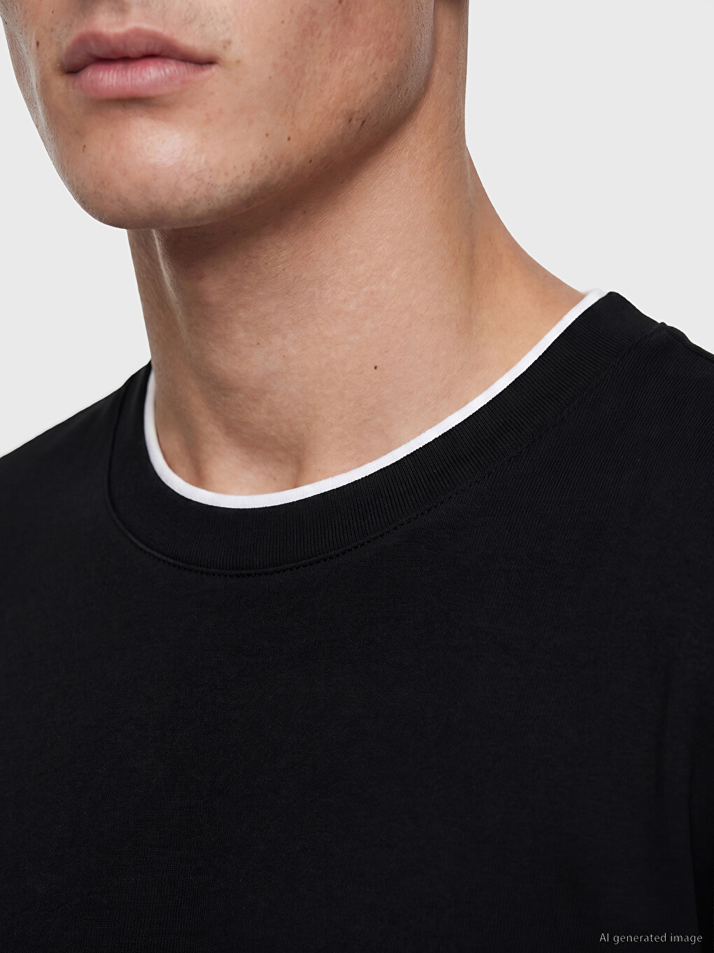 Man Black T-Shirt-2