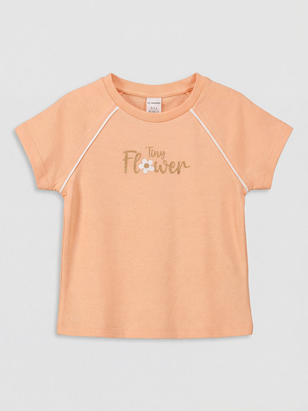 Mercan Çiçek Baskılı Kız Çocuk Takım-1