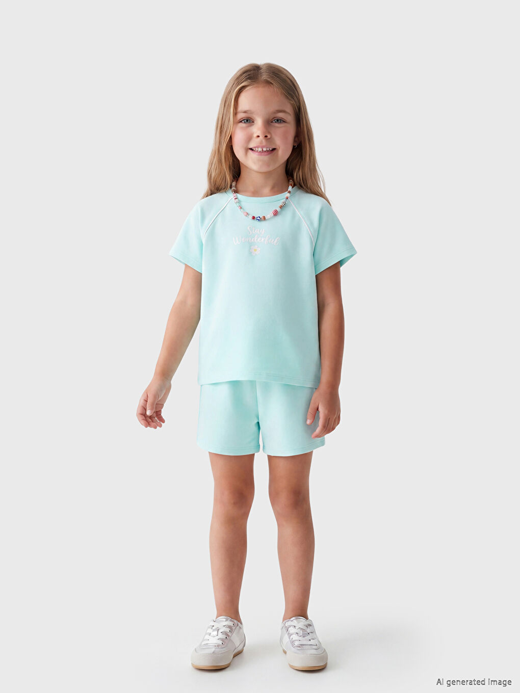 Floral Printed Girls' Set-1