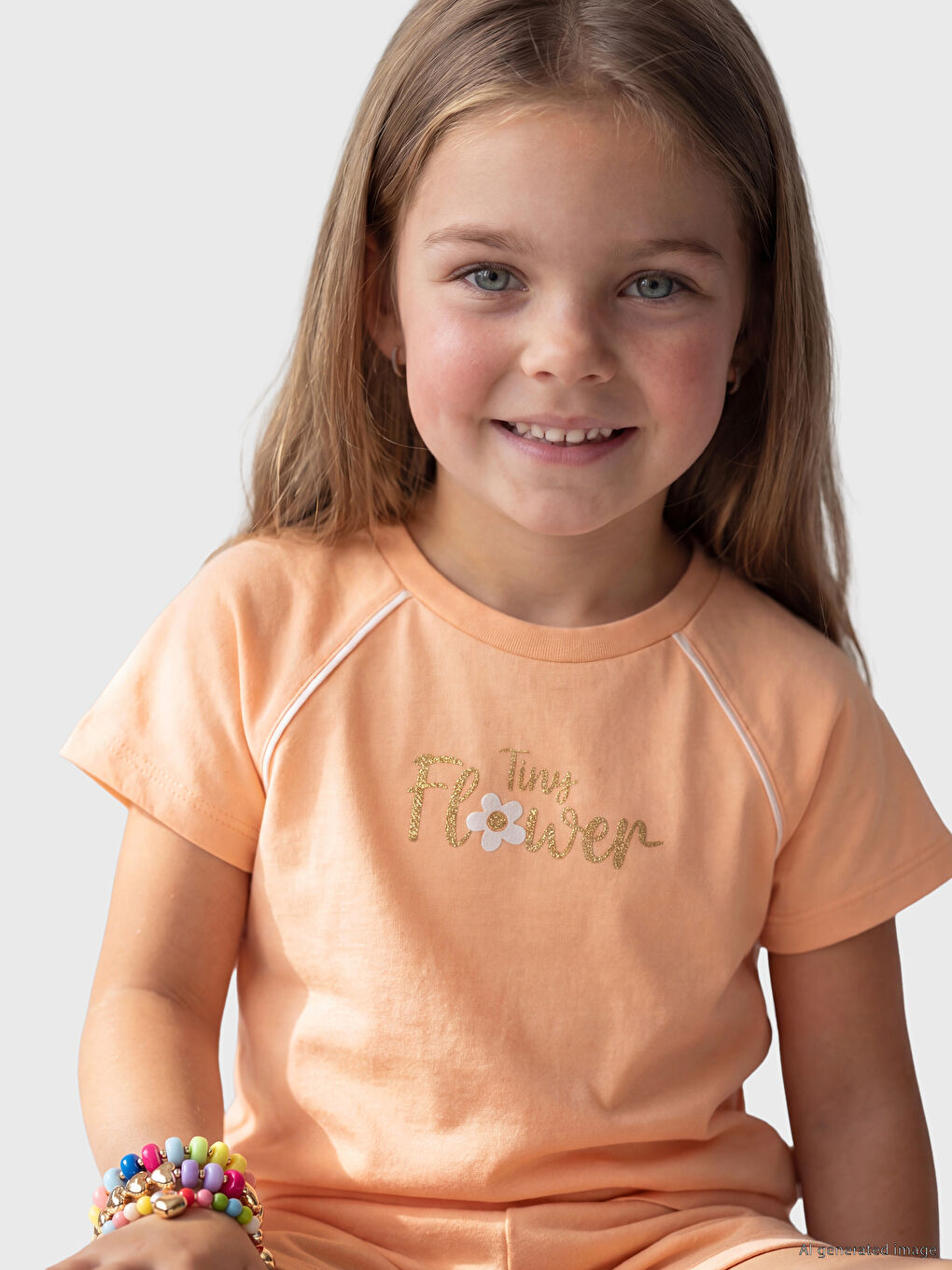 Floral Printed Girls' Set-1