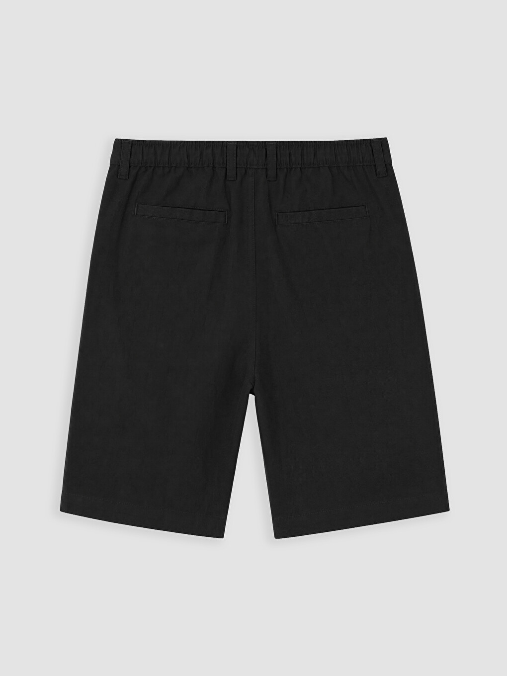 Siyah Regular Fit Beli Lastikli Erkek Çocuk Şort-2