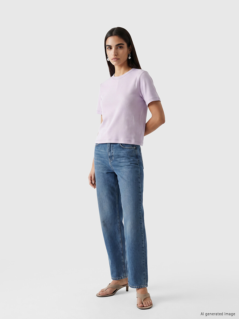 Crew Neck Women's T-Shirt-1