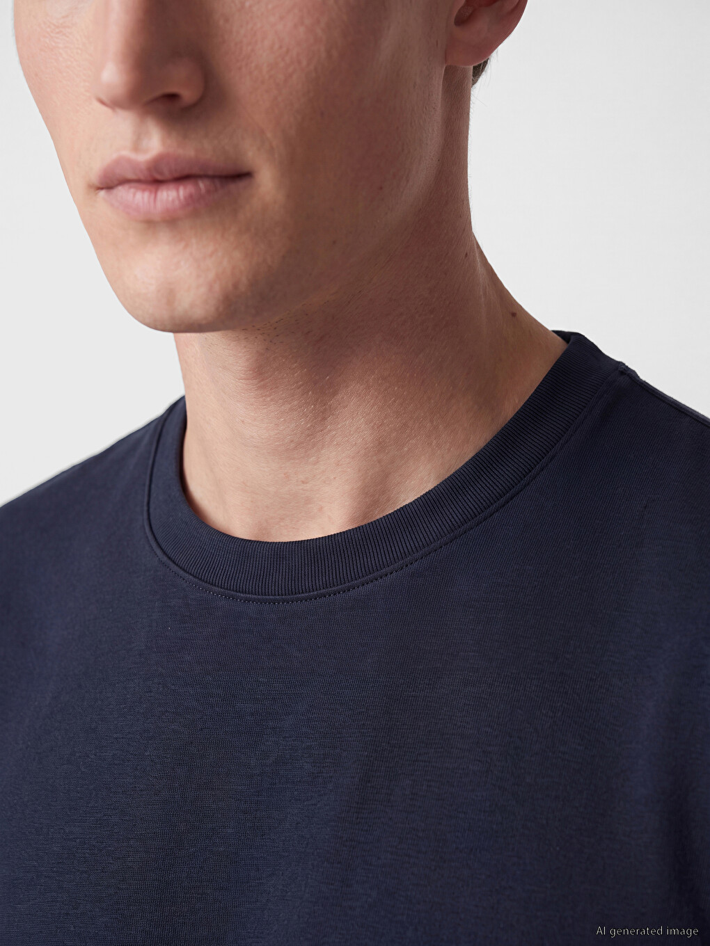 Relax Fit Crew Neck Men's T-shirt-2